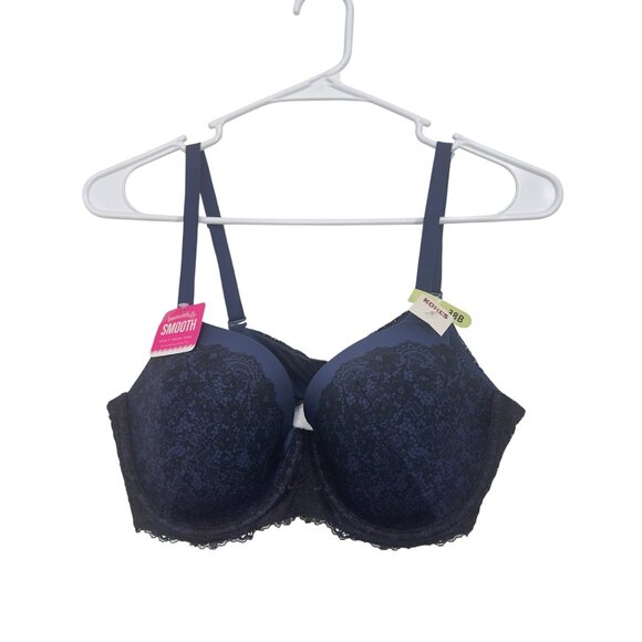 Maidenform Other - Maidenform Women Navy Blue Lace Push-Up Bra Size 38B